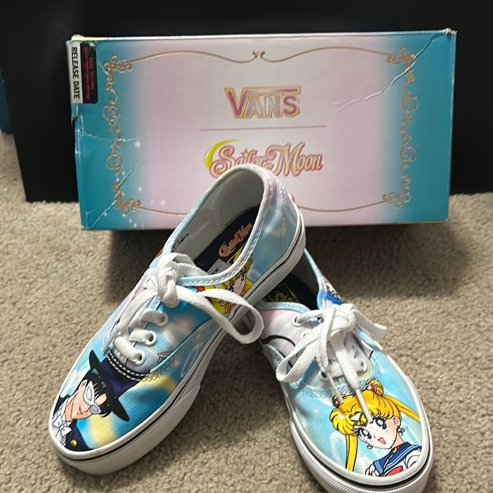 Vans Kids Sailor Moon Blue Sneakers